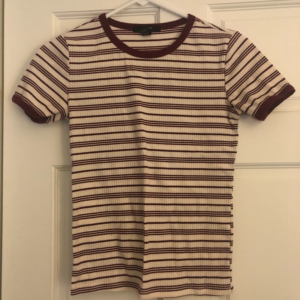 ribbed forever 21 t-shirt